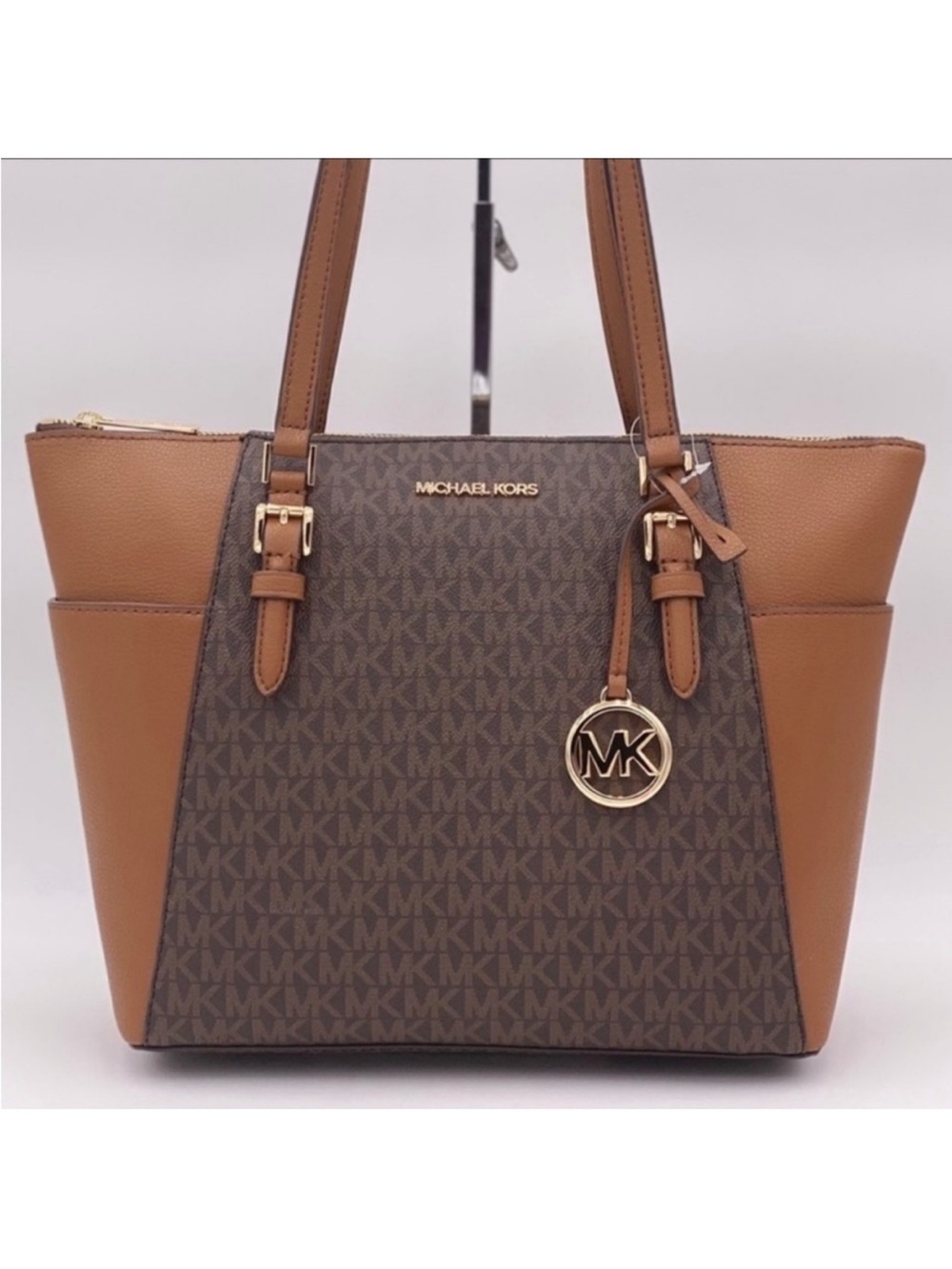 Michael Kors Charlotte Top-Zip Tote Bag